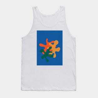 Organic Botanical Abstract Shapes 2 Tank Top